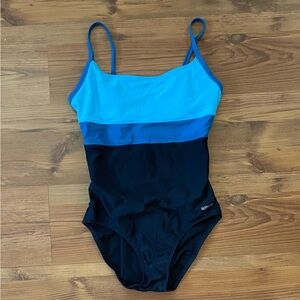 New Speedo Black and Blue Swimwear